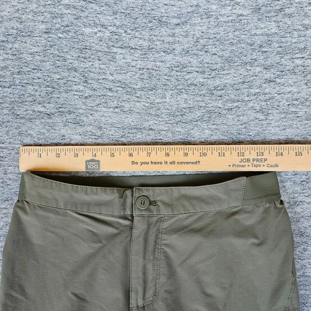 Patagonia Mens Landfarer Bike Shorts 12” Army Green Size 30 Stretch Lightweight